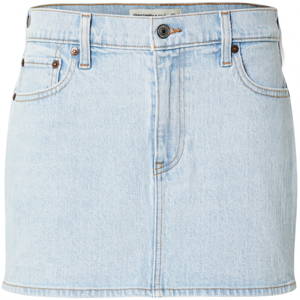 Abercrombie & Fitch Sukňa  modrá denim