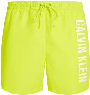 Calvin Klein Swimwear Plavecké šortky  neónovo žltá / biela