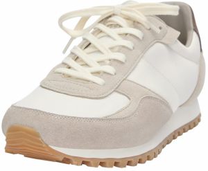 Pull&Bear Nízke tenisky  béžová / šedobiela
