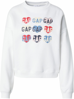 GAP Mikina 'HERITAGE'  námornícka modrá / svetlomodrá / červená / biela