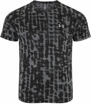UNDER ARMOUR Funkčné tričko 'LAUNCH'  antracitová / striebornosivá / čierna