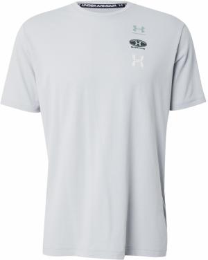 UNDER ARMOUR Funkčné tričko  svetlosivá / jedľová / svetlozelená / biela