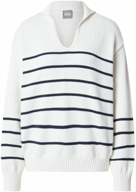 Max Mara Leisure Sveter 'BILLY'  námornícka modrá / biela