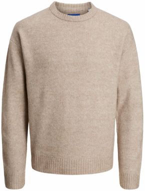 JACK & JONES Sveter 'JOROLLIE'  béžová melírovaná