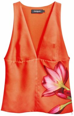 Desigual Blúzka  zelená / oranžová / ružová