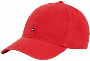 TOMMY HILFIGER Čiapka 'ESSENTIAL'  červená