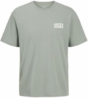 Jack & Jones Plus Tričko  pastelovo zelená / biela