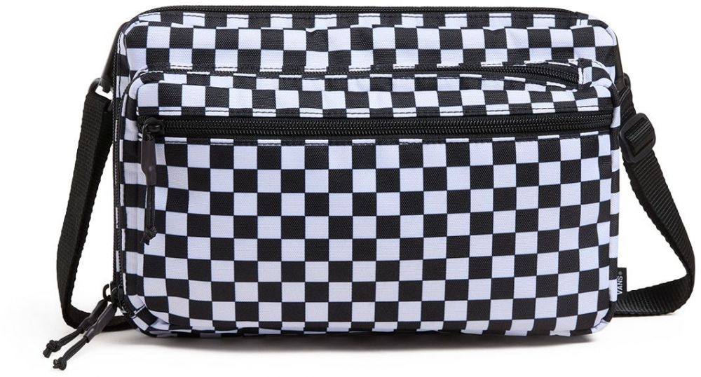 VANS Taška cez rameno 'Bail Convertible'  čierna / biela