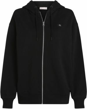 Calvin Klein Jeans Tepláková bunda  čierna