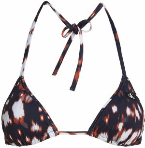Calvin Klein Swimwear Bikinový top 'TRIANGLE'  čierna