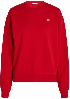 TOMMY HILFIGER Mikina 'REG CONTRAST FLAG SWEATSHIRT'  červená