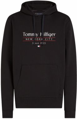 TOMMY HILFIGER Mikina  námornícka modrá / červená / čierna / biela