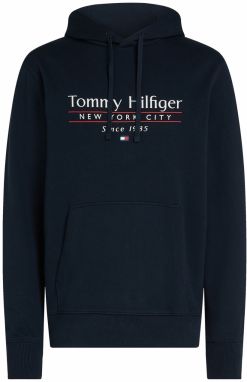 TOMMY HILFIGER Mikina  námornícka modrá / červená / biela