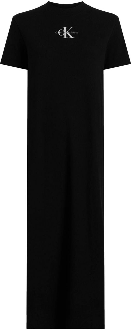 Calvin Klein Jeans Šaty  sivá / čierna / biela