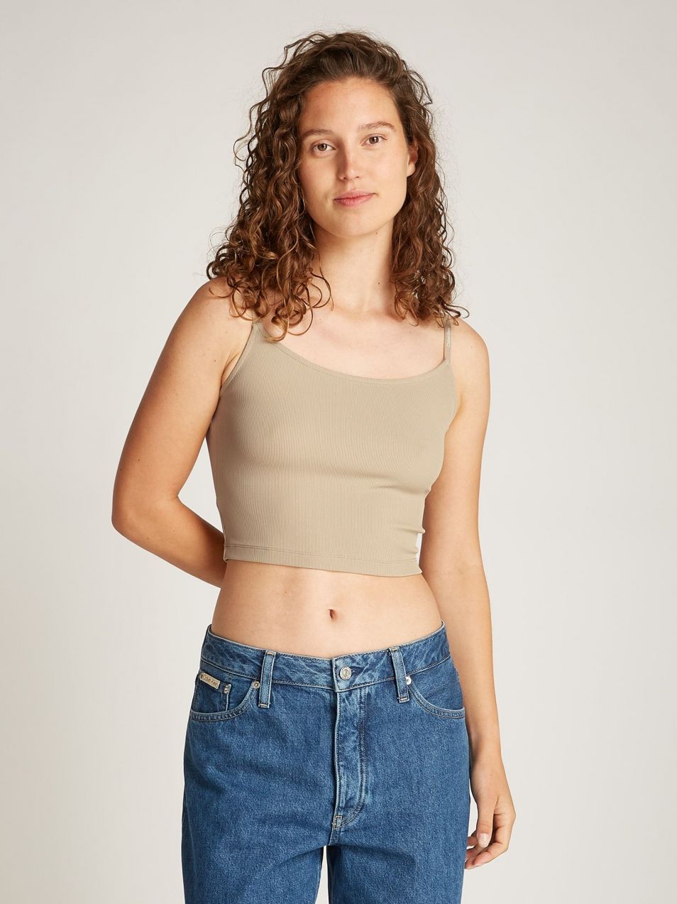 Calvin Klein Jeans Top  tmavošedá