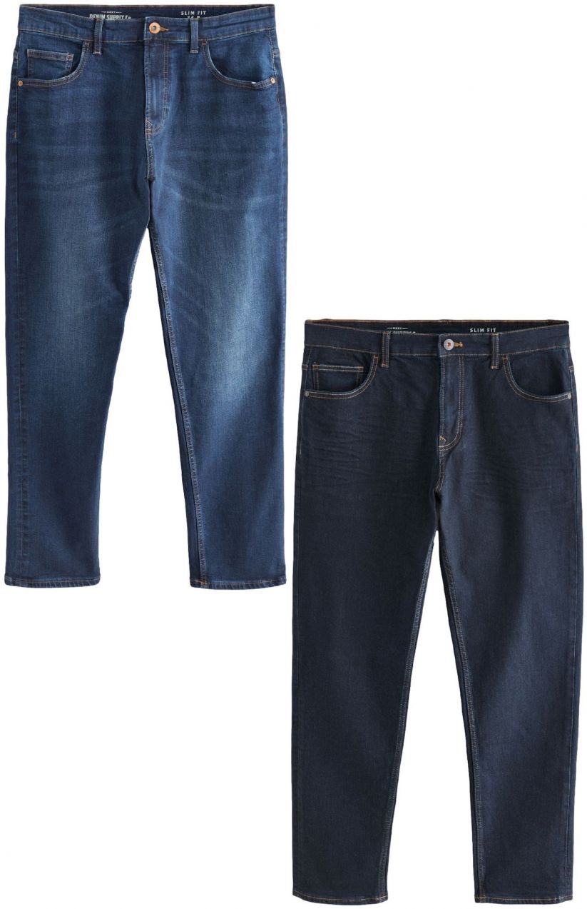 Next Džínsy  modrá denim