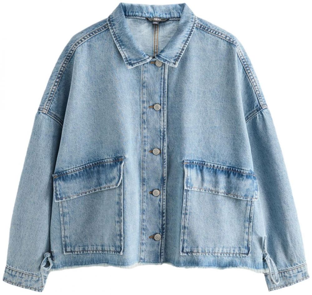 Next Prechodná bunda  modrá denim