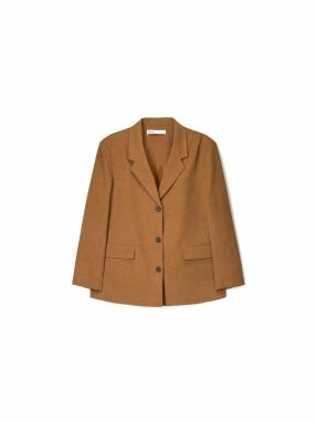 Bershka Blejzer  farba ťavej srsti