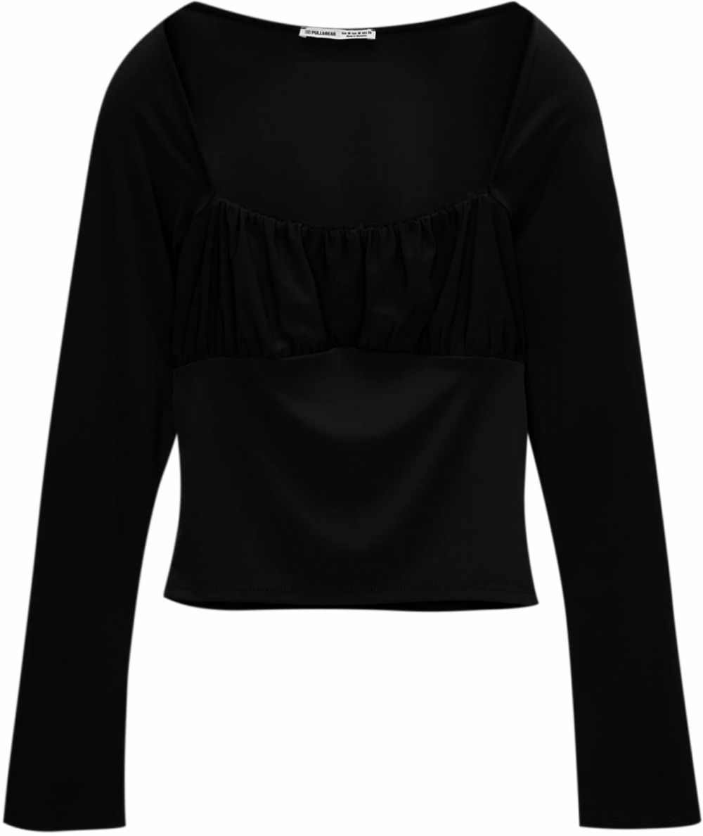 Pull&Bear Tričko  čierna