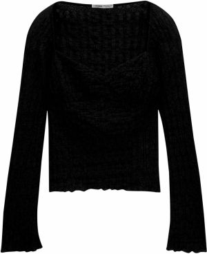 Pull&Bear Tričko  čierna