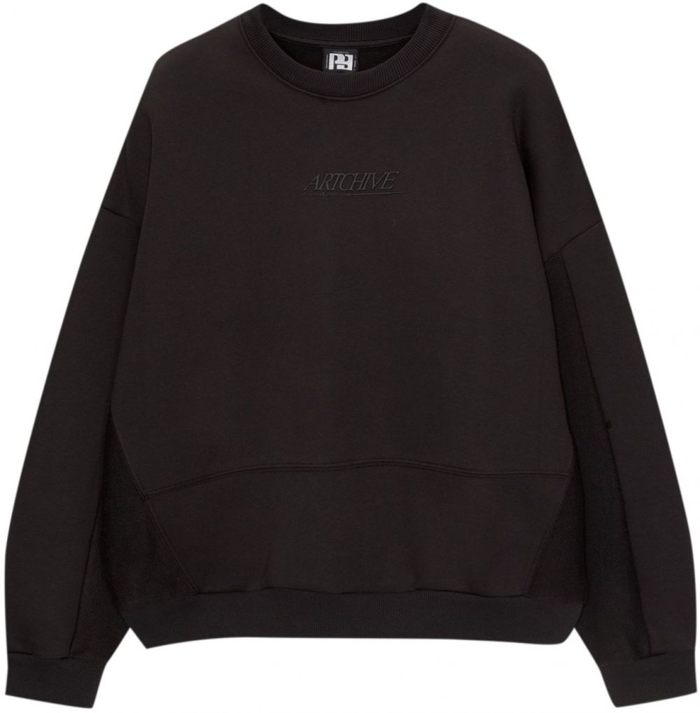 Pull&Bear Mikina  čierna