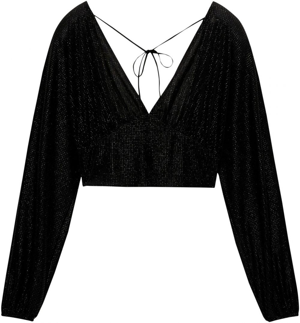 Pull&Bear Blúzka  čierna
