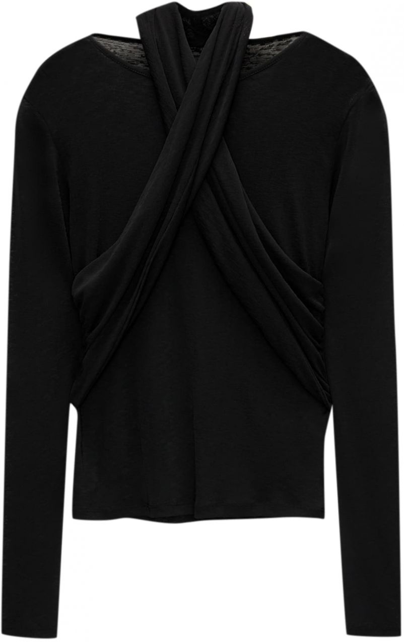 Pull&Bear Tričko  čierna