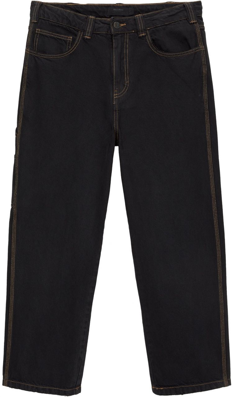 Pull&Bear Džínsy  čierny denim