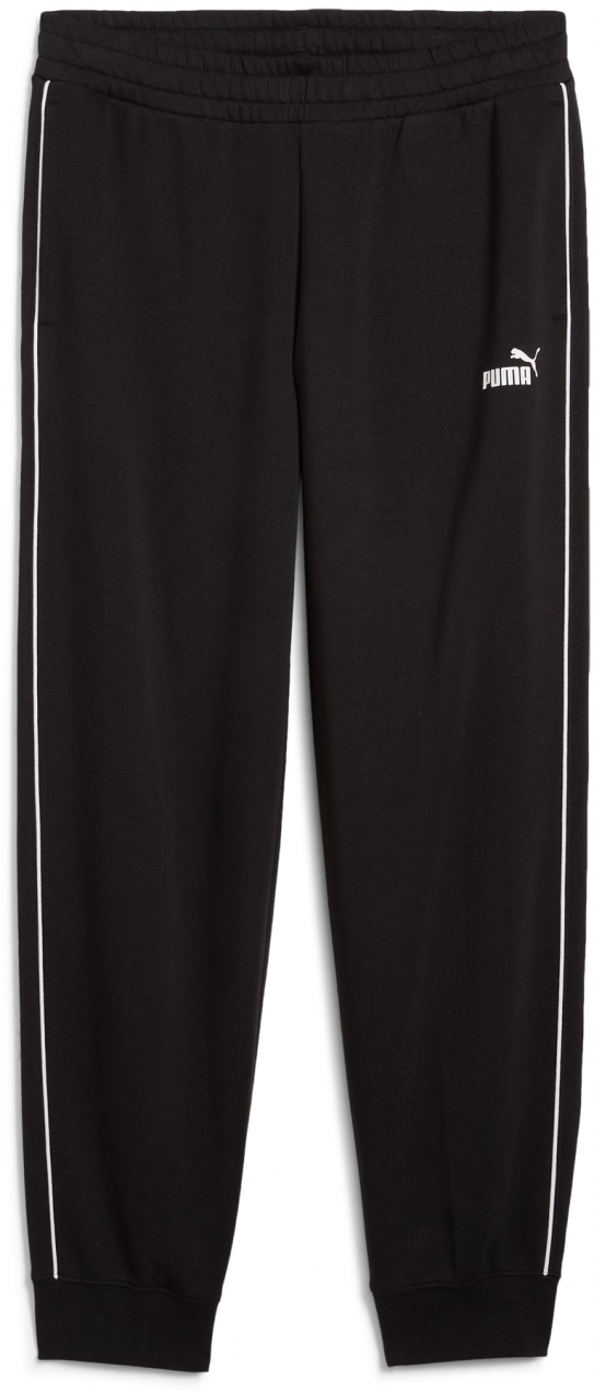 PUMA Športové nohavice  čierna / biela
