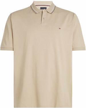 Tommy Hilfiger Big & Tall Tričko  kaki / čierna / biela