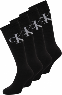 Calvin Klein Underwear Ponožky  svetlosivá / čierna