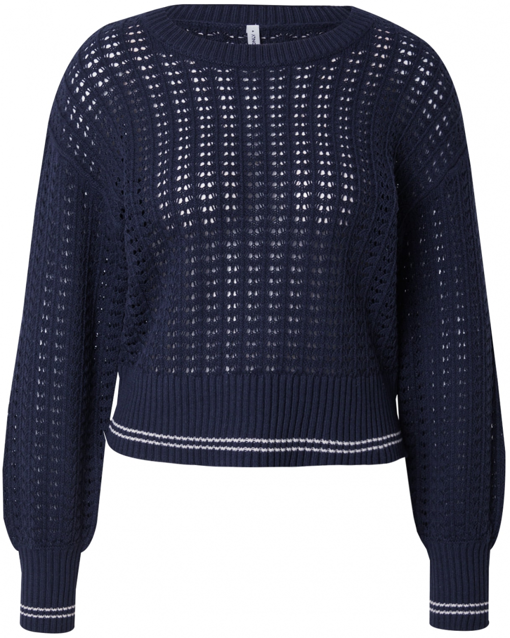 ONLY Sveter 'ONLASA'  tmavomodrá / biela