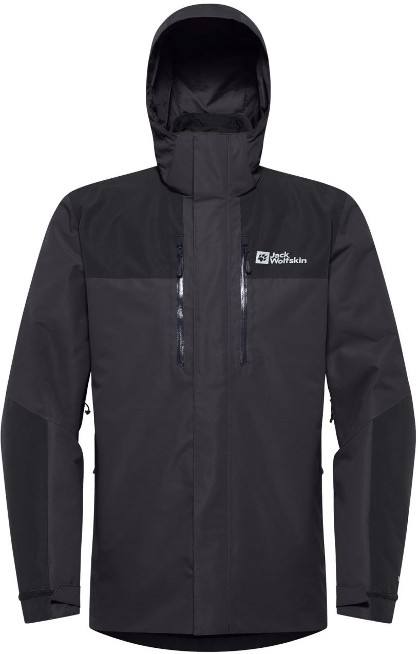 JACK WOLFSKIN Outdoorová bunda 'Jasper'  antracitová