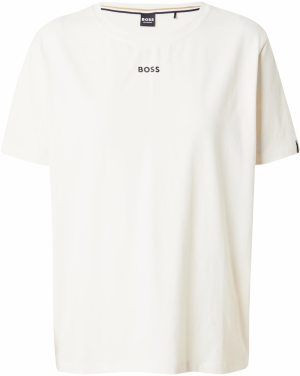 BOSS Tričko  čierna / biela