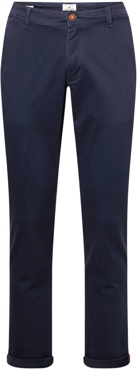 JACK & JONES Chino nohavice 'JWHBOLTON JJBOWIE'  námornícka modrá