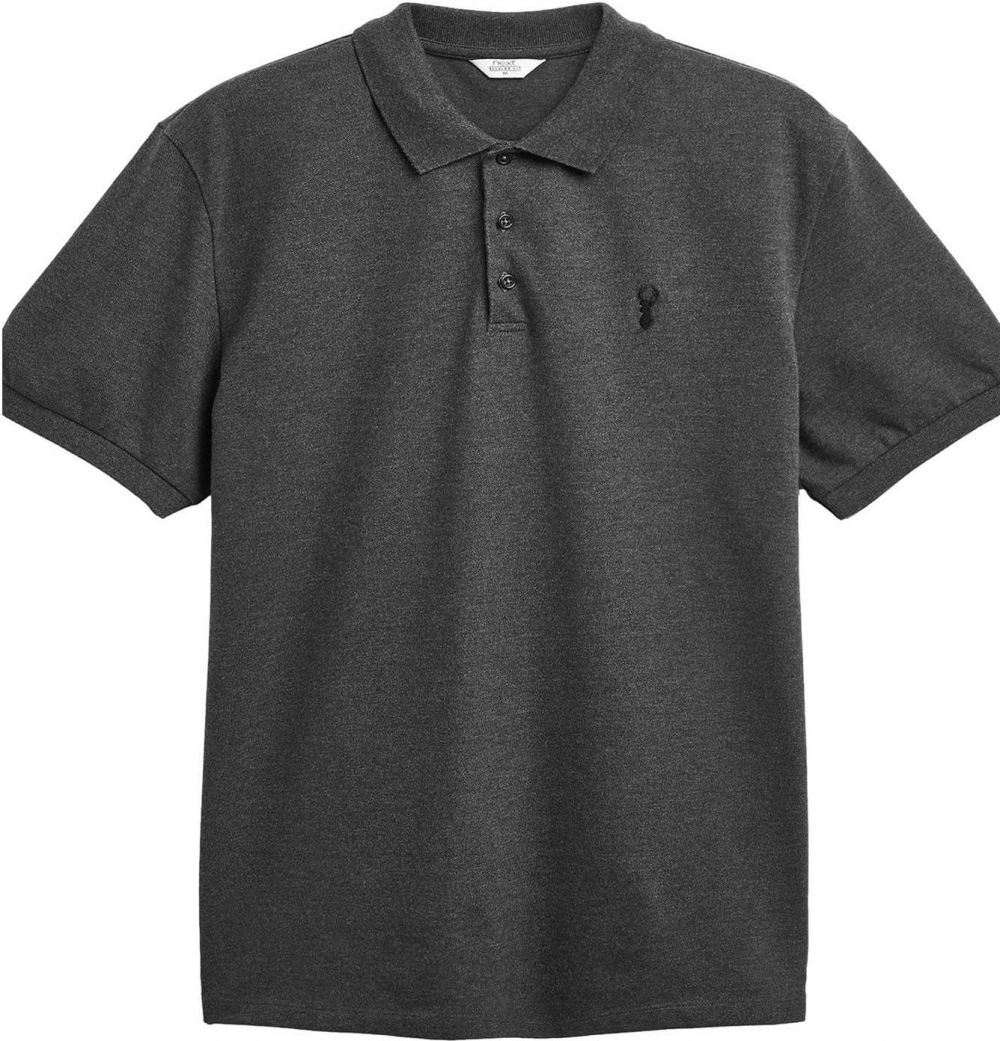 Next Tričko 'Piqué'  sivá