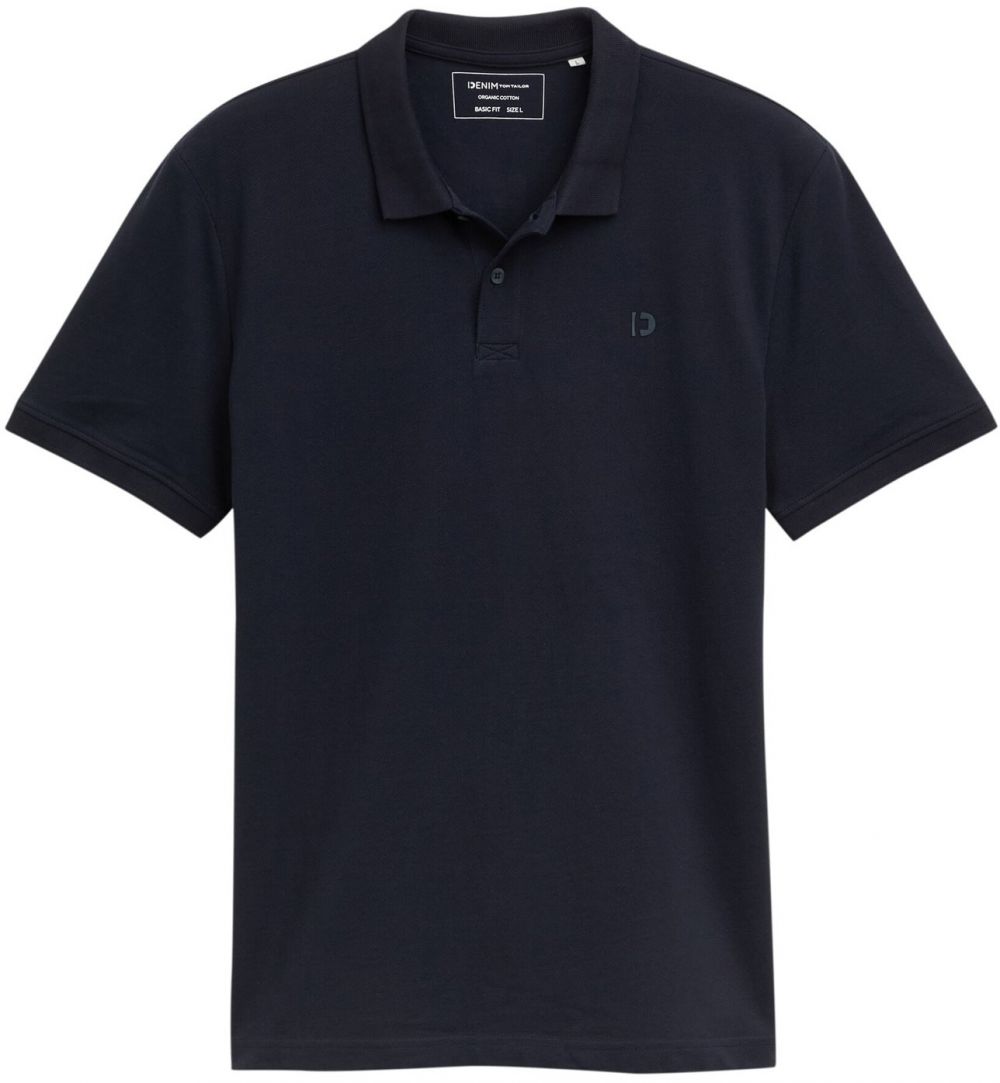 TOM TAILOR DENIM Tričko  tmavomodrá