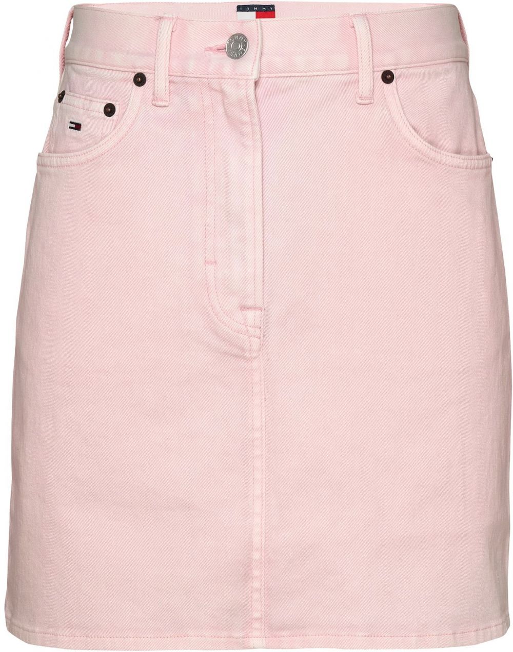 Tommy Jeans Sukňa  ružová
