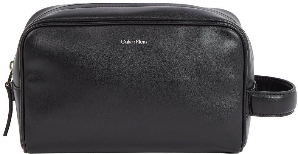 Calvin Klein Toaletná taška  čierna / strieborná