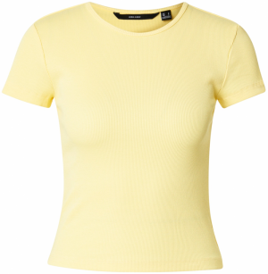 VERO MODA Tričko 'VMCHLOE'  svetložltá