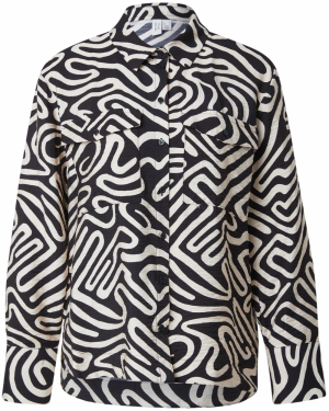 VERO MODA Blúzka 'VMVIGDIS'  nebielená / čierna