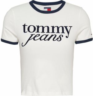 Tommy Jeans Tričko  námornícka modrá / červená / biela