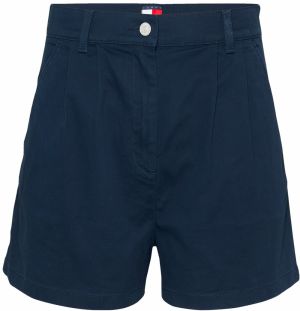 Tommy Jeans Plisované nohavice  námornícka modrá