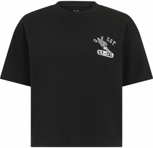 Gap Petite Tričko  čierna / biela