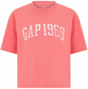 Gap Tall Tričko  pastelovo červená / biela