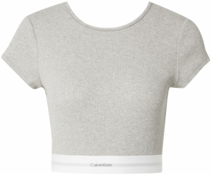 Calvin Klein Underwear Tričko  sivá / biela
