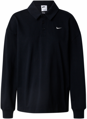 Nike Sportswear Tričko 'Essential'  čierna / biela