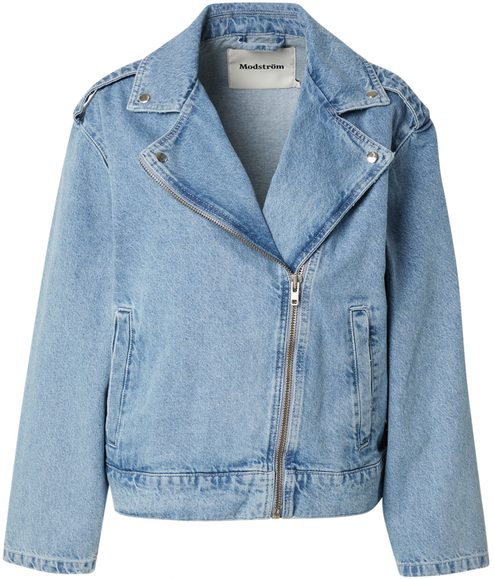modström Prechodná bunda 'Iben'  modrá denim