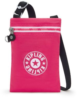 KIPLING Taška cez rameno 'Afia'  ružová / šedobiela