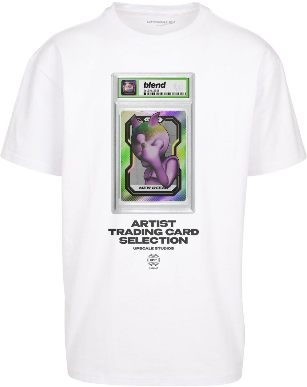 MT Upscale Tričko 'Blend'  zelená / fialová / čierna / biela